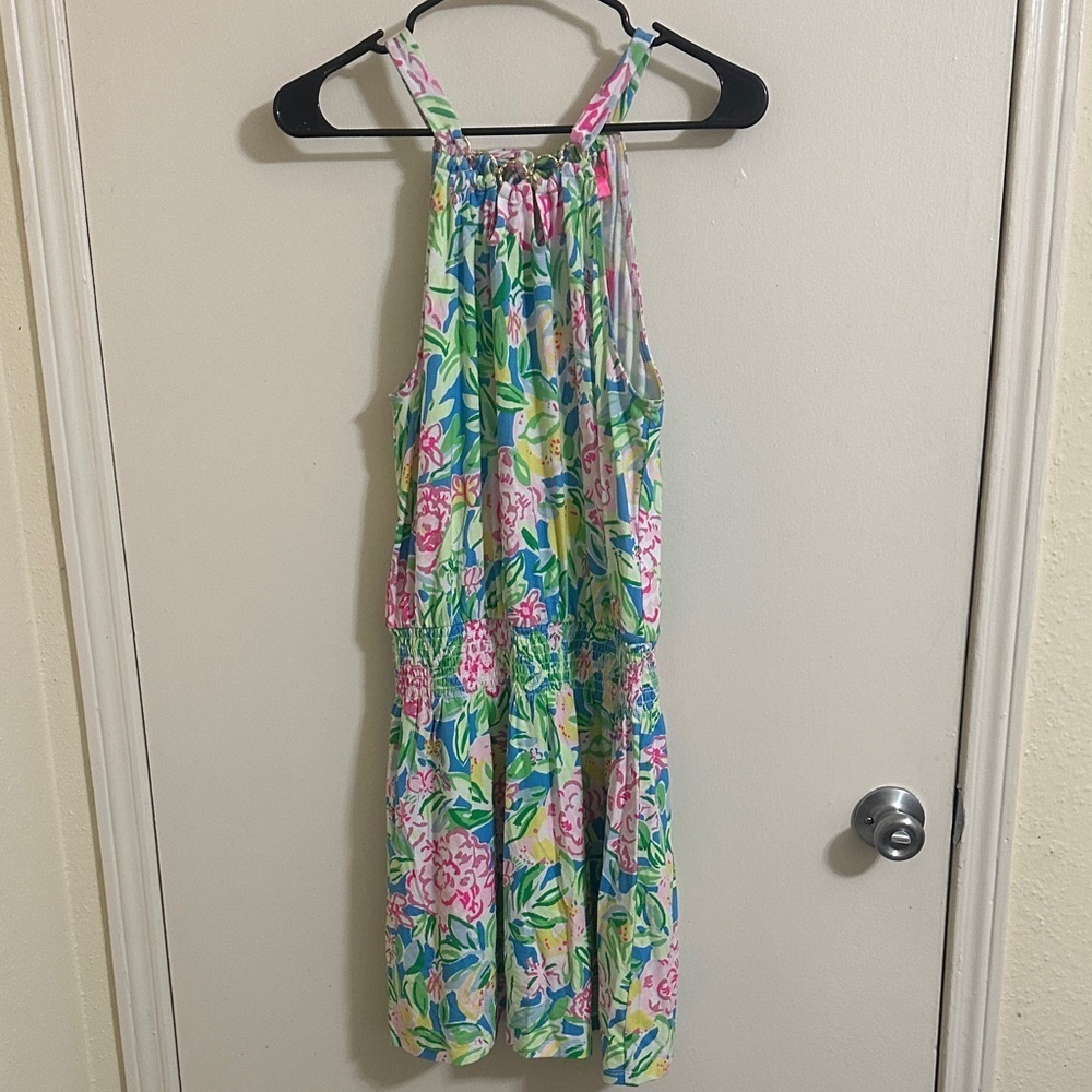 NWT Lilly Pulitzer Shirelle Skirted Romper Dress Multi Grove Garden Small‎